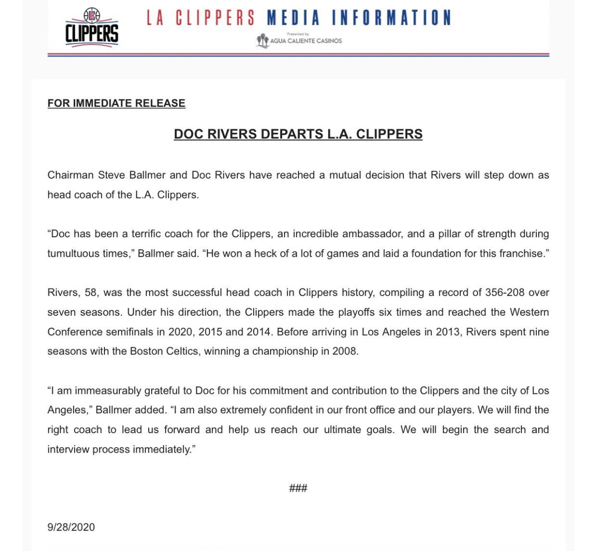 Press Release